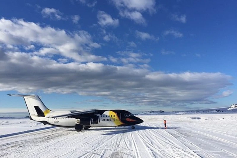 BAe-146 de DAP en la Antrtida.